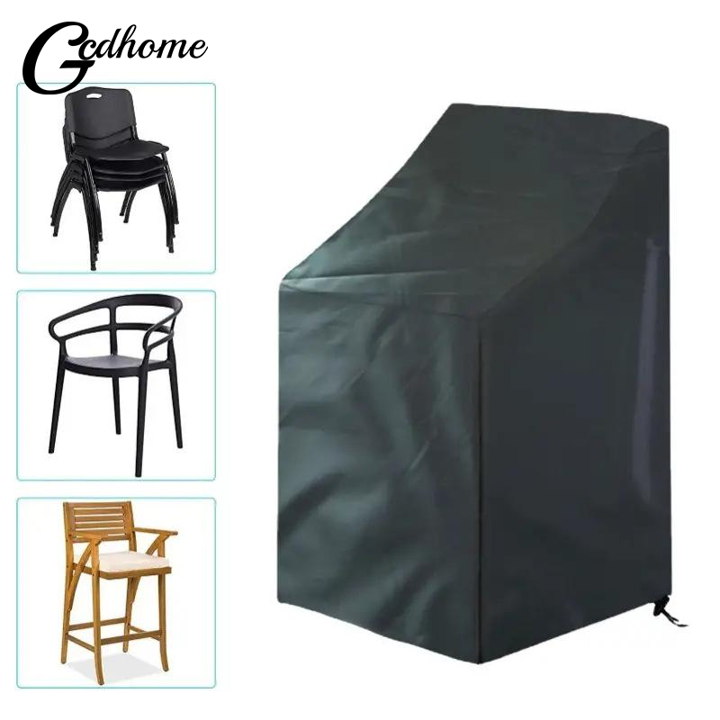 Outdoor Furniture Covers Waterproof - ผ้าคลุมเก้าอี้กลางแจ้งแบบกันน้ำ ขนาด 65x65x70x120 ซม. สำหรับใช้ในสวน