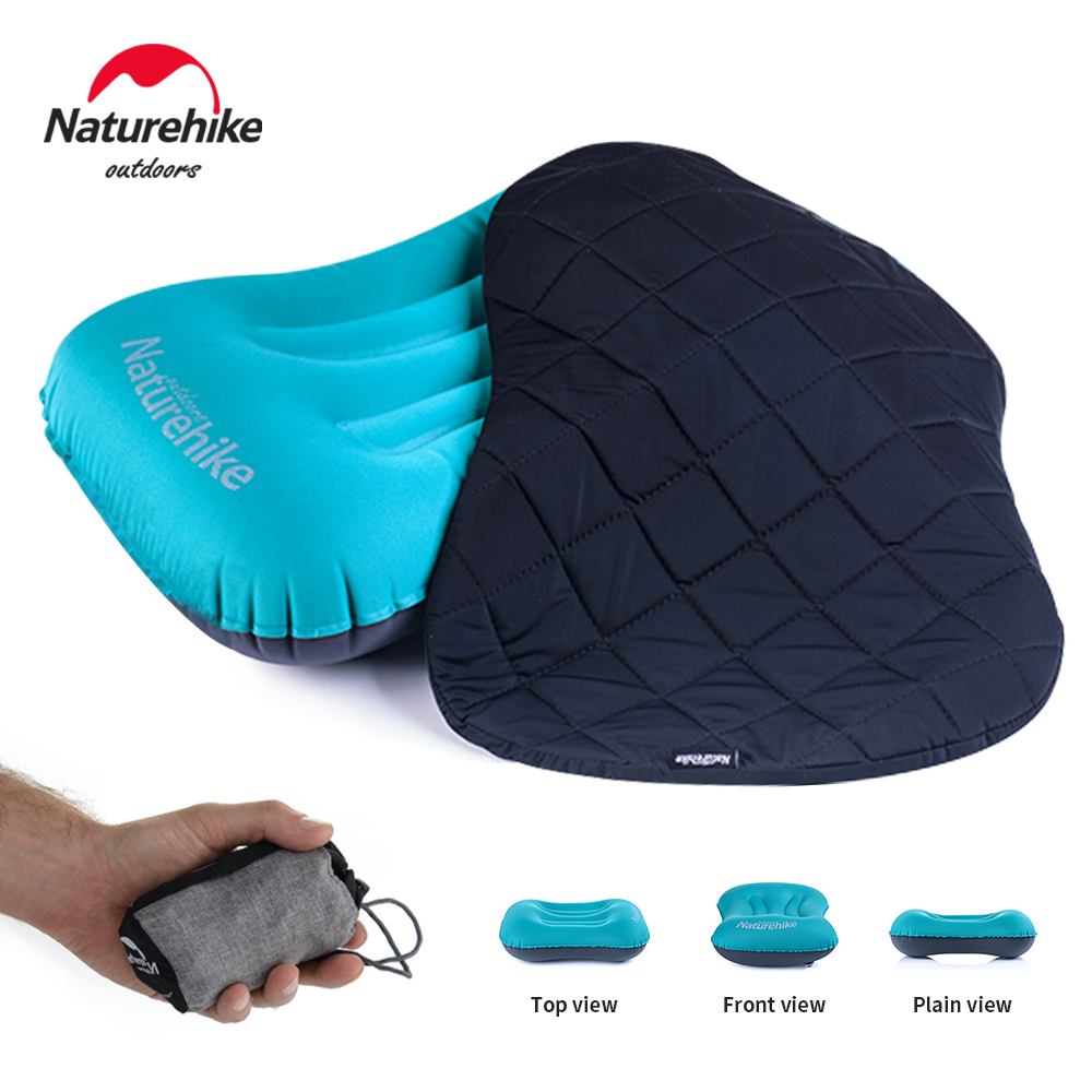 Outdoor Furniture Pillows - Naturehike หมอนเป่าลม Ultralight Camping หมอนแบบพกพาคอ Inflatable
