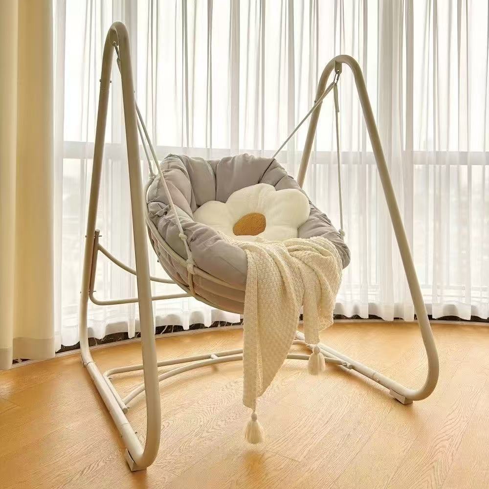 Outdoor Furniture Plus - ชิงช้าในร่มสำหรับผู้ใหญ่ พร้อมชิงช้าระเบียงบ้าน โซฟาแบบแขวนสำหรับพักผ่อน ตะกร้าแขวนในร่ม เก้าอี้โยกแบบชิงช้าระเบียง