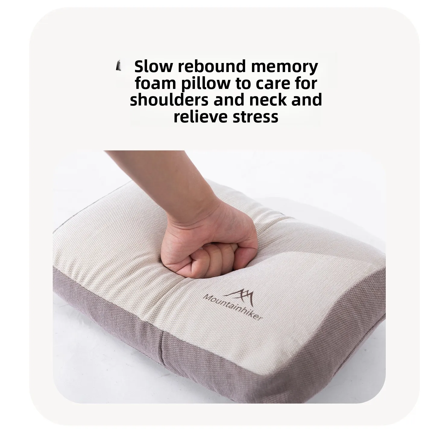 Outdoor Furniture Pillows - หมอนเมมโมรี่โฟมสำหรับนักเดินทางบนภูเขา วัสดุผ้าฝ้าย สำหรับการตั้งแคมป์ อุปกรณ์นอนกลางแจ้ง สะดวกในการจัดเก็บสำหรับช่วงพักกลางวัน