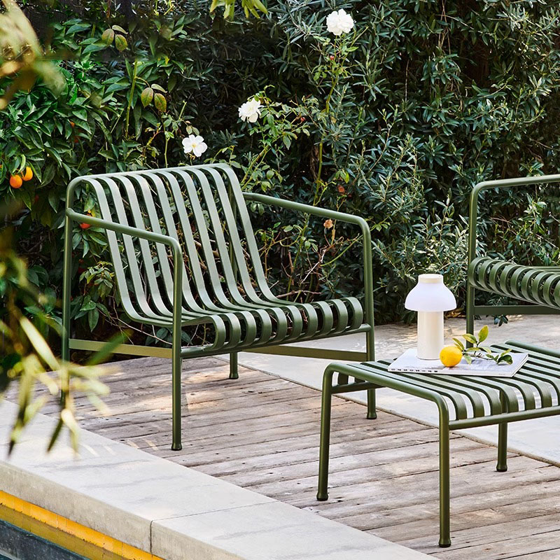 Outdoor Furniture Green - ชุดเฟอร์นิเจอร์สวนกันน้ำสไตล์นอร์ดิก เก้าอี้โลหะ ชุดเฟอร์นิเจอร์สวนสำหรับระเบียง ชุดนั่งเล่นกลางแจ้ง เฟอร์นิเจอร์กลางแจ้งสำหรับสวน