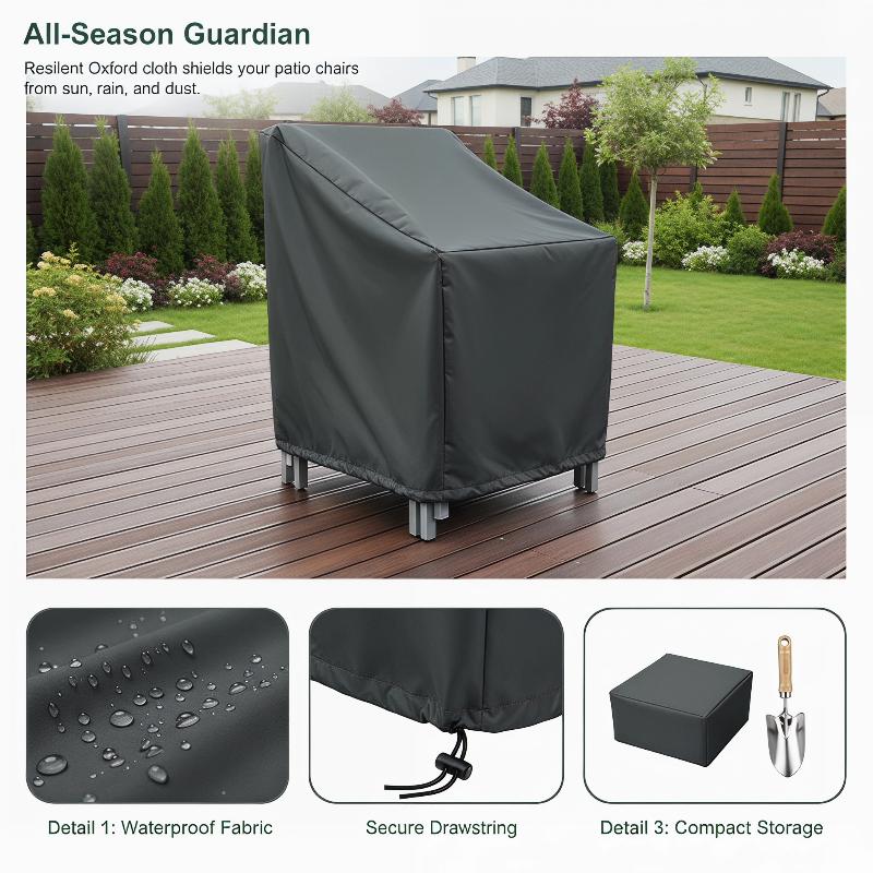 ผ้าคลุมเก้าอี้กลางแจ้งแบบกันน้ - Outdoor Furniture Covers Waterproof บทวิจารณ์และราคา