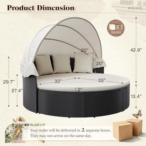 ชุดเฟอร์นิเจอร์ระเบียงกลางแจ้ง - Outdoor Daybed Sofa บทวิจารณ์และราคา