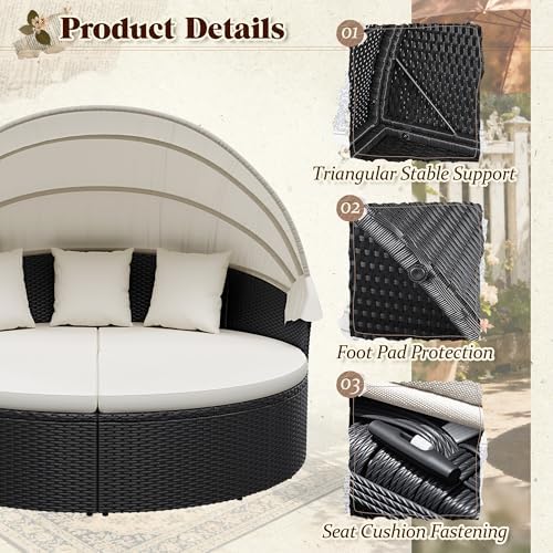 ชุดเฟอร์นิเจอร์ระเบียงกลางแจ้ง - Outdoor Daybed Sofa บทวิจารณ์และราคา
