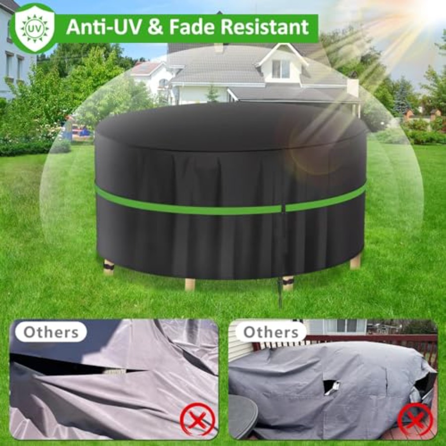 ผ้าคลุมเฟอร์นิเจอร์ลานบ้านทรงก - Outdoor Furniture Covers Waterproof บทวิจารณ์และราคา