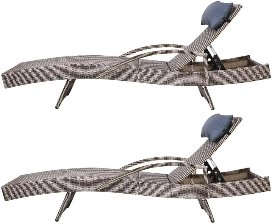 เก้าอี้พักผ่อนปรับเอนได้ 4 ระด - Rattan Lounge Set บทวิจารณ์และราคา