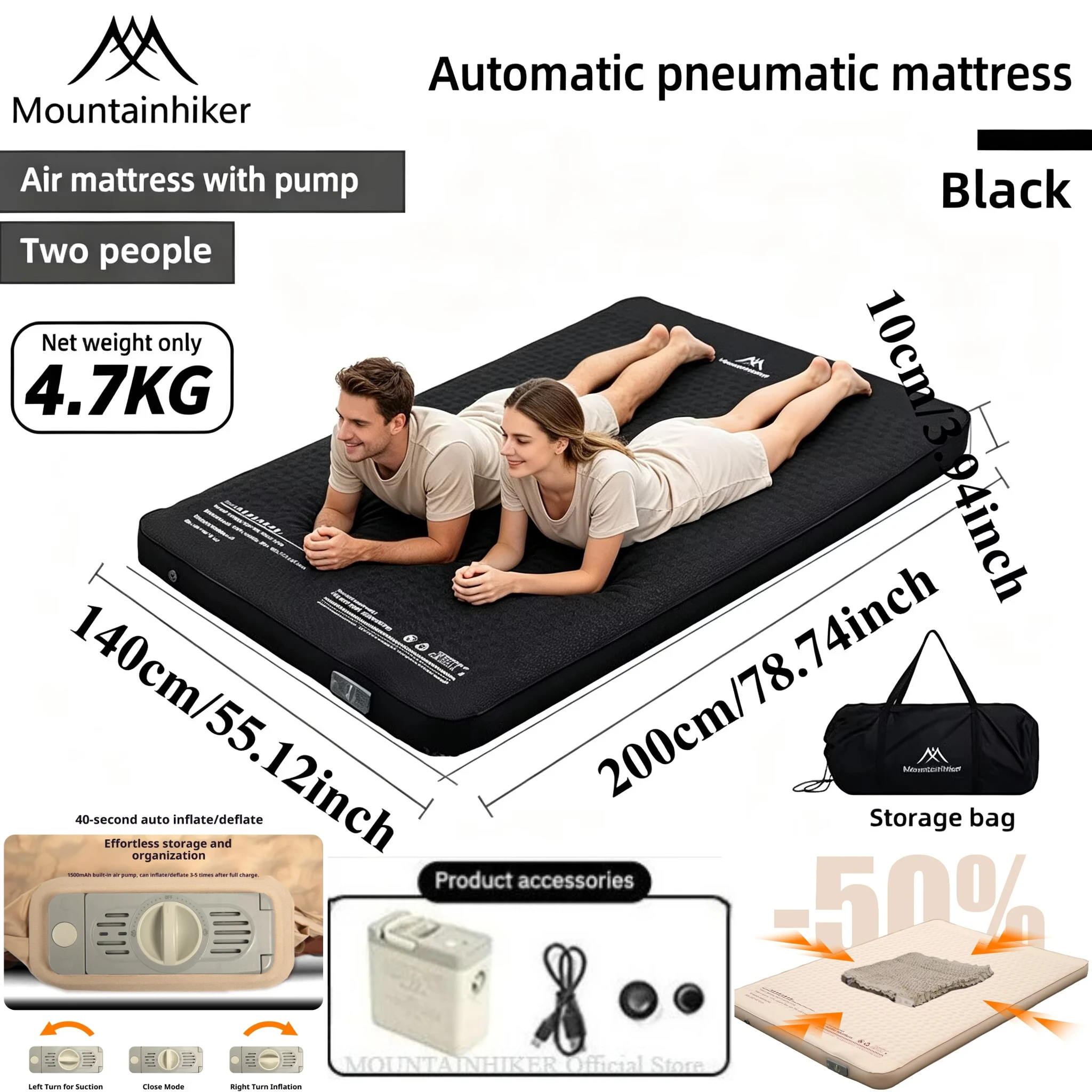 ที่นอนเป่าลม MOUNTAINHIKER รุ่ - Outdoor Daybed Sofa บทวิจารณ์และราคา