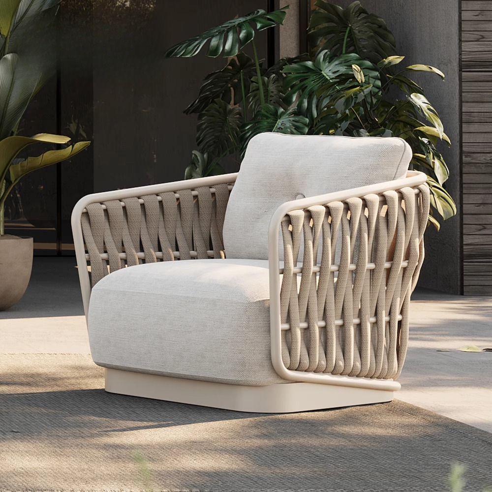 ชุดโซฟาสวนดีไซน์หรูหรา โครงโลห - Rattan Lounge Set บทวิจารณ์และราคา