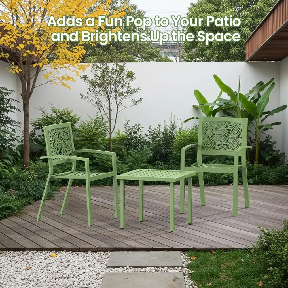 ชุดบิสโทรกลางแจ้ง 3 ชิ้น เฟอร์ - Outdoor Furniture Green บทวิจารณ์และราคา