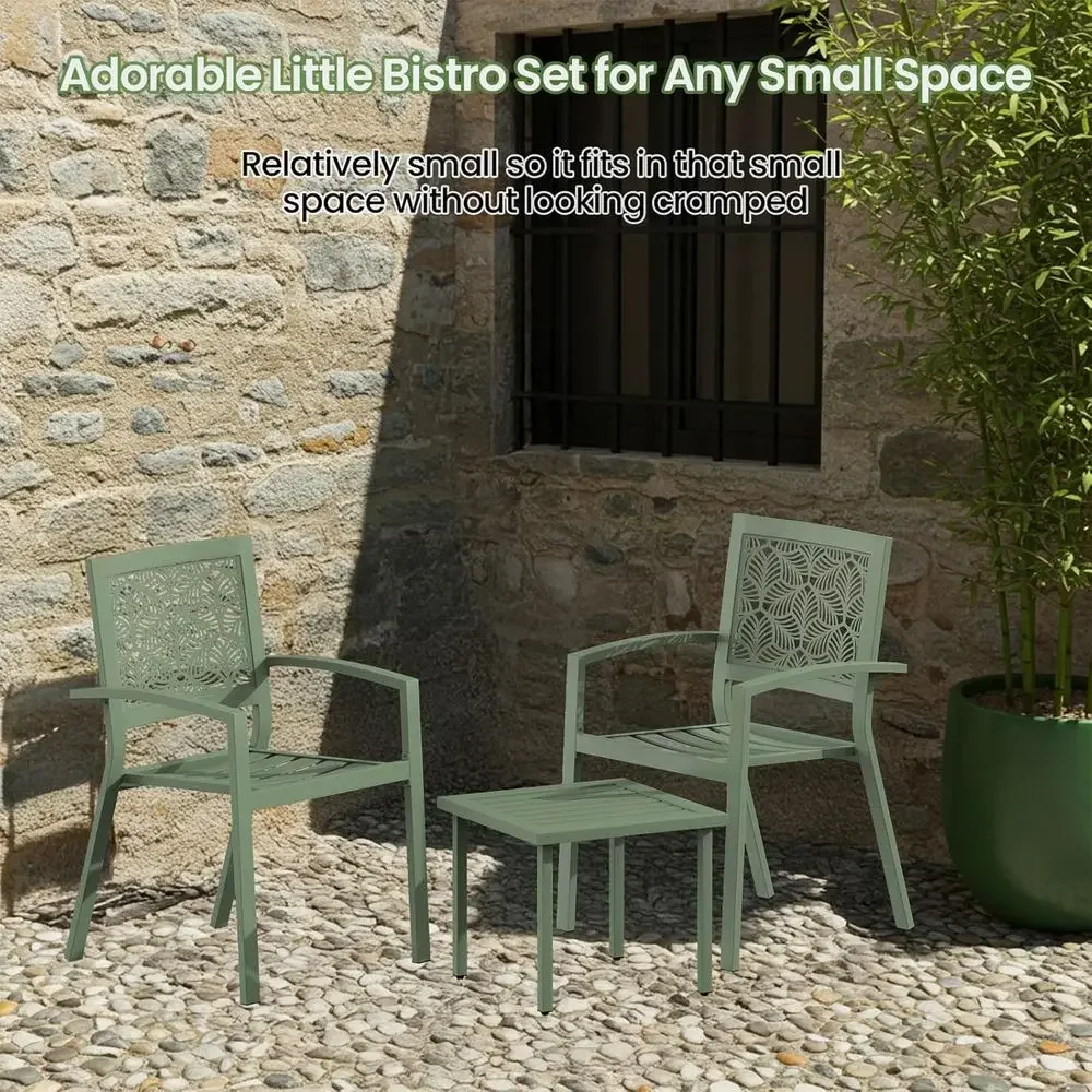 ชุดบิสโทรกลางแจ้ง 3 ชิ้น เฟอร์ - Outdoor Furniture Green บทวิจารณ์และราคา