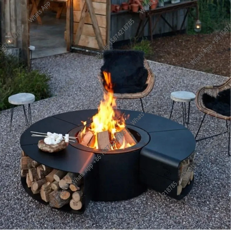 โต๊ะเตาไฟกลางแจ้งแบบไร้ควัน I  - Outdoor Furniture Fire Table บทวิจารณ์และราคา