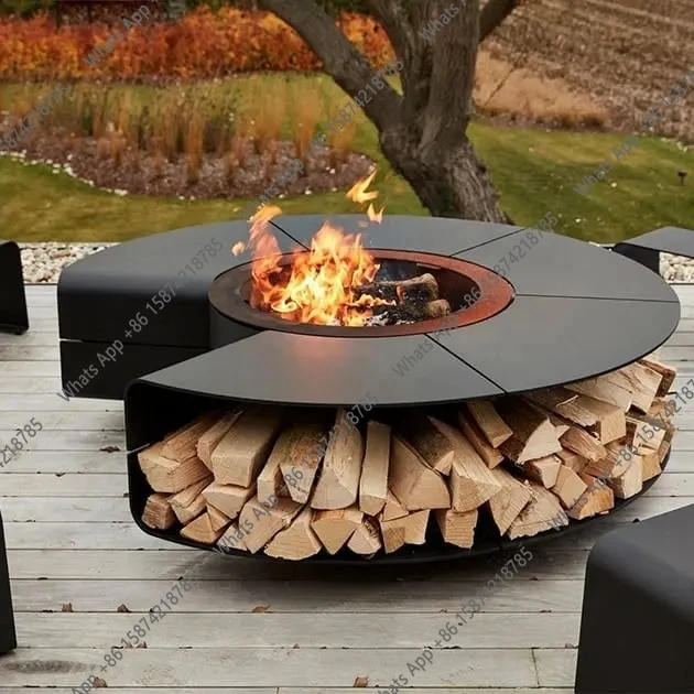 โต๊ะเตาไฟกลางแจ้งแบบไร้ควัน I  - Outdoor Furniture Fire Table บทวิจารณ์และราคา