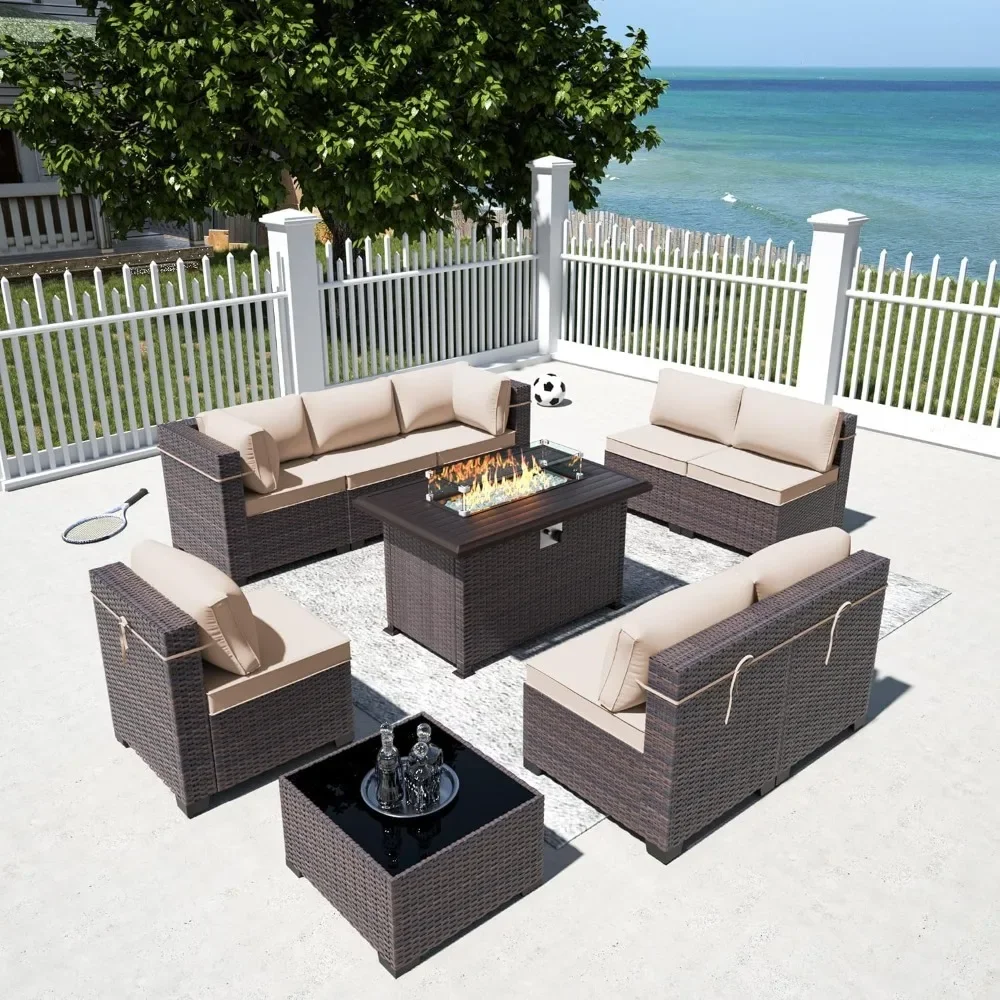 -ชุดเฟอร์นิเจอร์ลานพร้อมโต๊ะหล - Outdoor Furniture Fire Table บทวิจารณ์และราคา
