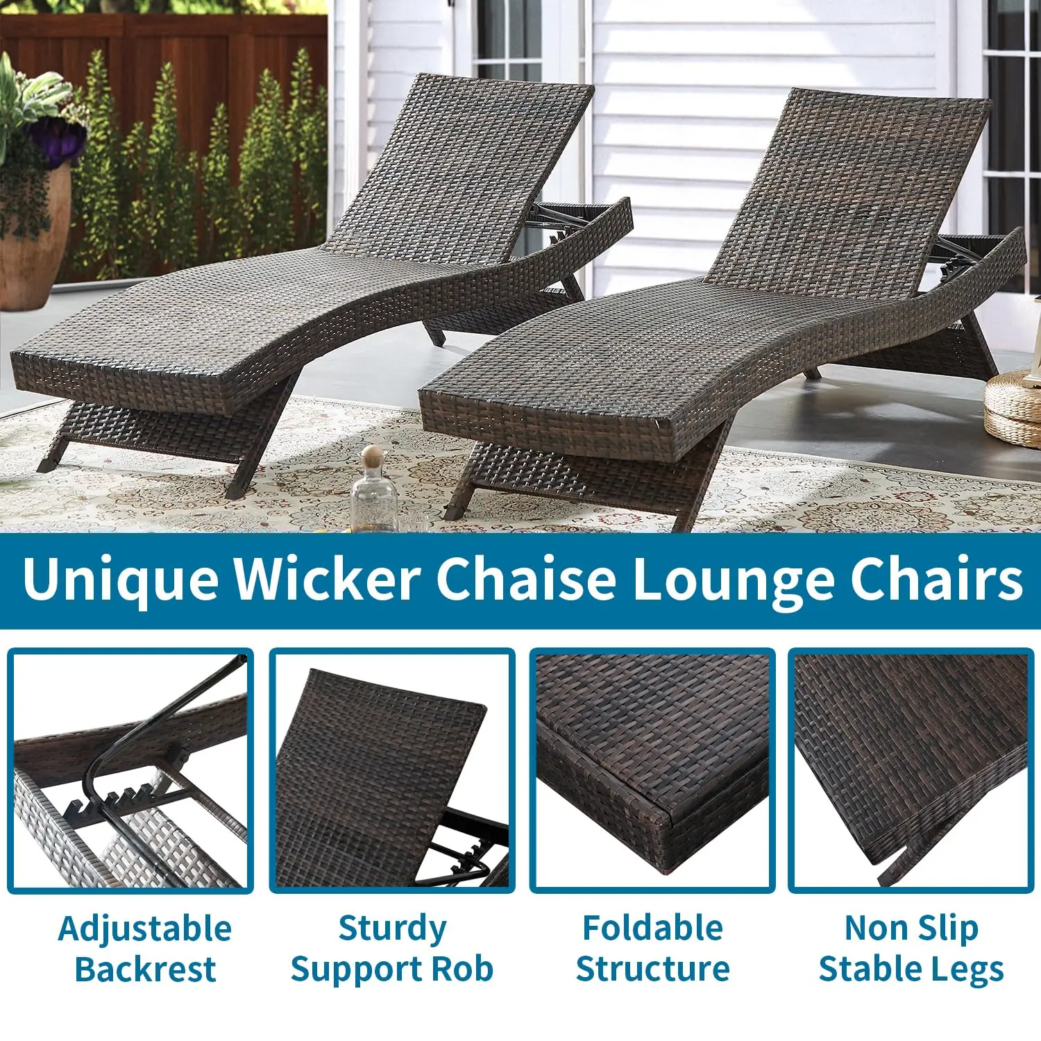 ชุดเก้าอี้พักผ่อนกลางแจ้งพร้อม - Rattan Lounge Set บทวิจารณ์และราคา