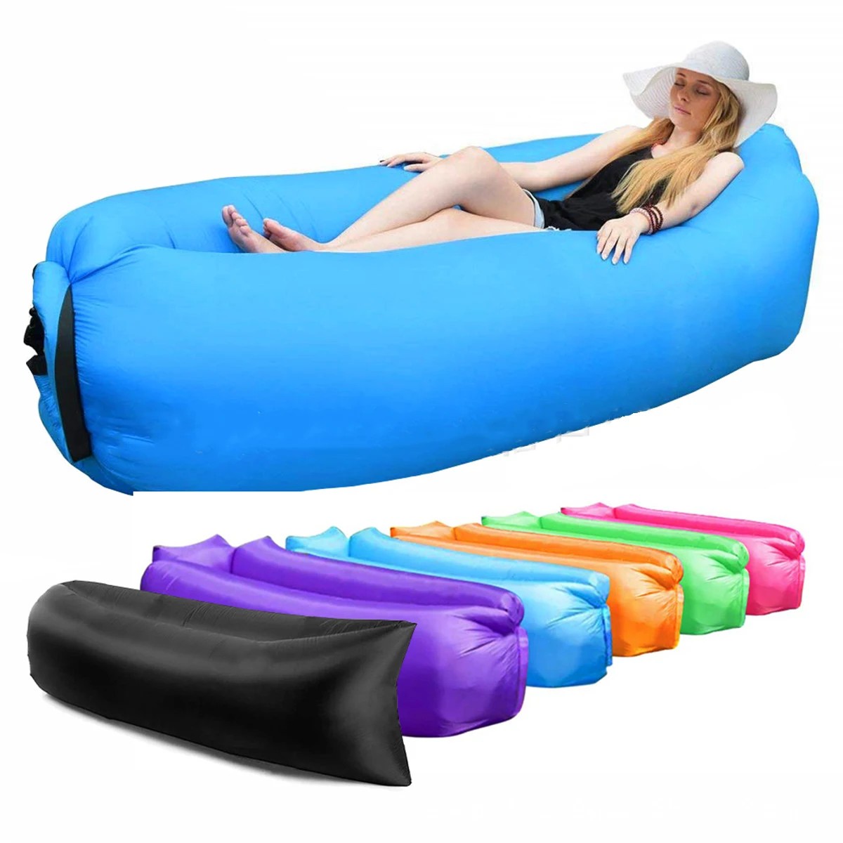 1 ชิ้น เก้าอี้โซฟาเป่าลมแบบพกพ - Outdoor Daybed Sofa บทวิจารณ์และราคา