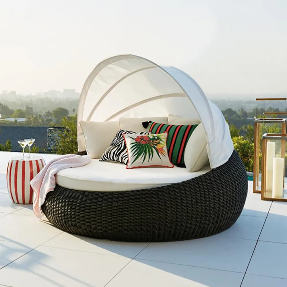l ชุดเฟอร์นิเจอร์สวน เก้าอี้ชา - Outdoor Daybed Sofa บทวิจารณ์และราคา
