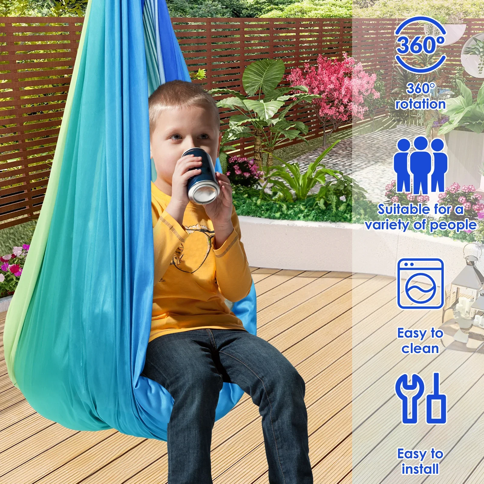 ชิงช้าสัมผัสสัมผัสอ่อนโยนสำหรั - Outdoor Furniture Kids บทวิจารณ์และราคา