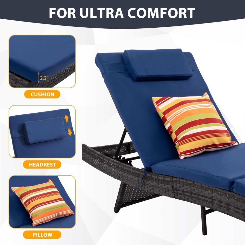 ชุดเก้าอี้พักผ่อน 2 ตัว, เก้าอ - Rattan Lounge Set บทวิจารณ์และราคา