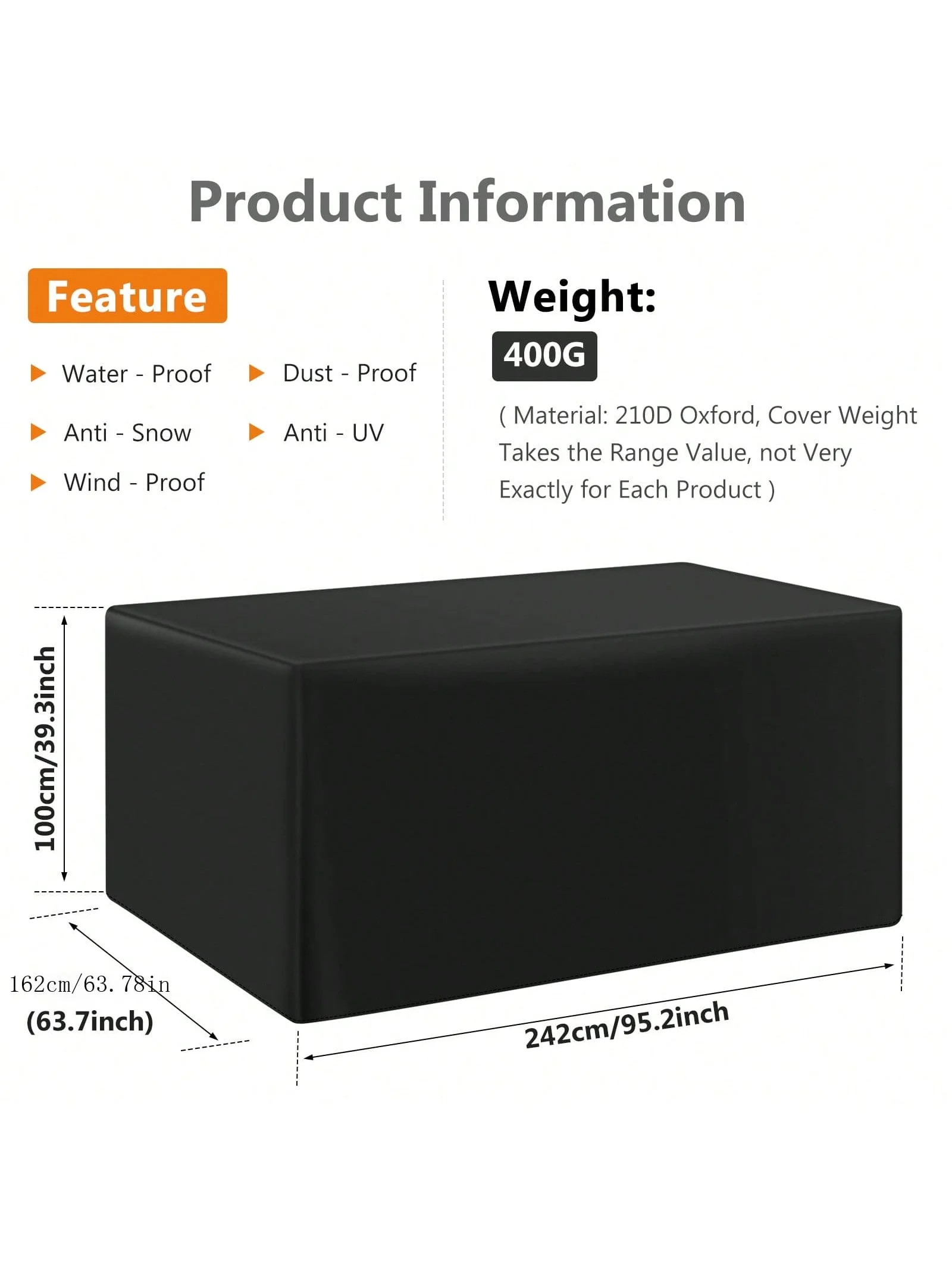 หลายขนาดลานกลางแจ้งสวนเฟอร์นิเ - Outdoor Furniture Covers Waterproof บทวิจารณ์และราคา