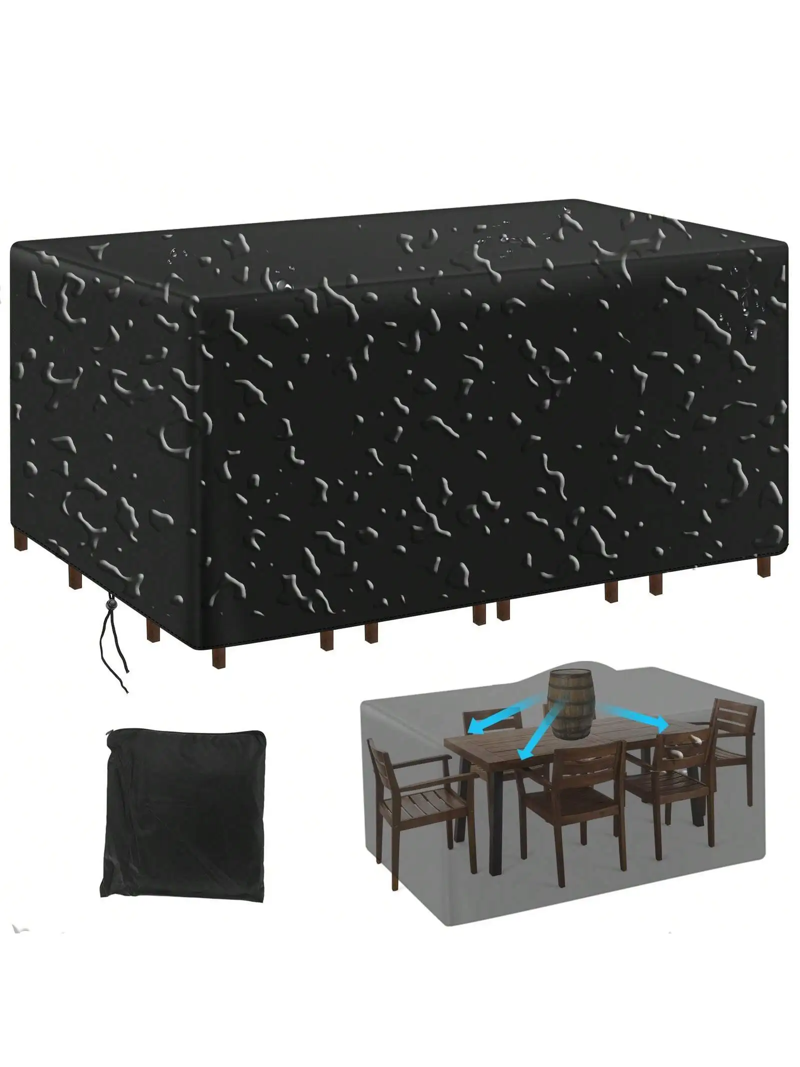 หลายขนาดลานกลางแจ้งสวนเฟอร์นิเ - Outdoor Furniture Covers Waterproof บทวิจารณ์และราคา