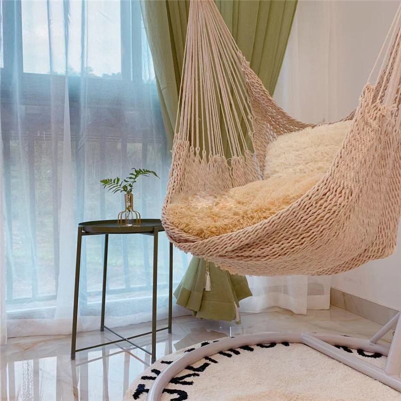 สไตล์นอร์ดิกสีขาว Hammock Swin - Outdoor Furniture Kids บทวิจารณ์และราคา
