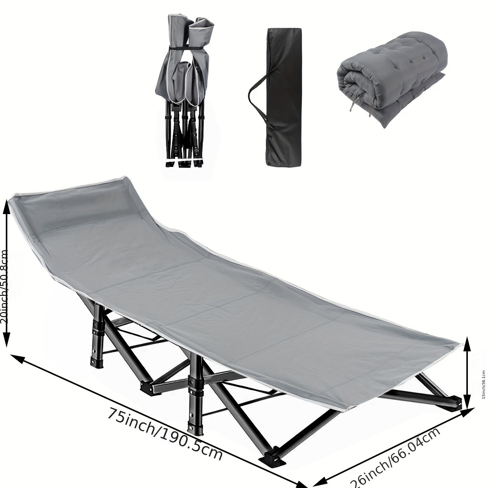เตียงพับสำหรับตั้งแคมป์แบบพกพา - Outdoor Daybed Sofa บทวิจารณ์และราคา