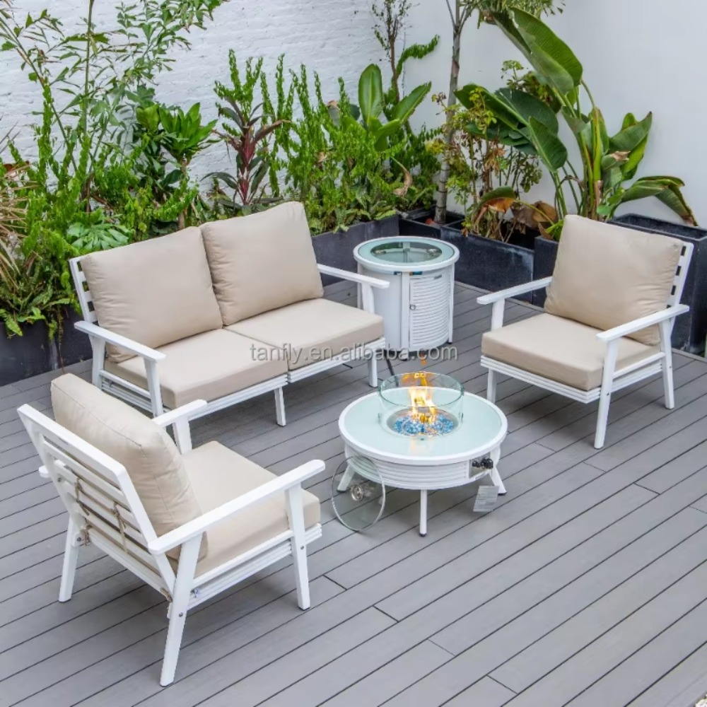 ชุดเฟอร์นิเจอร์กลางแจ้งสำหรับโ - Outdoor Furniture Fire Table บทวิจารณ์และราคา