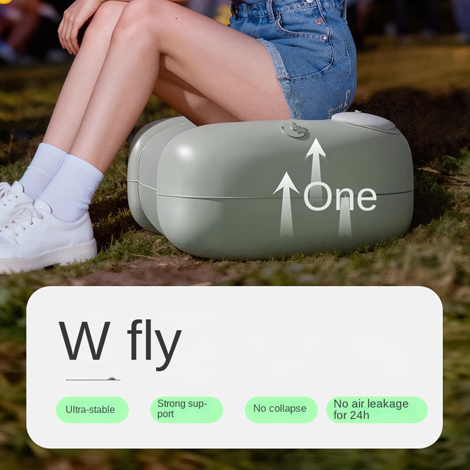 เก้าอี้พกพาแบบเป่าลมหนานุ่ม เบ - Outdoor Furniture Pillows บทวิจารณ์และราคา