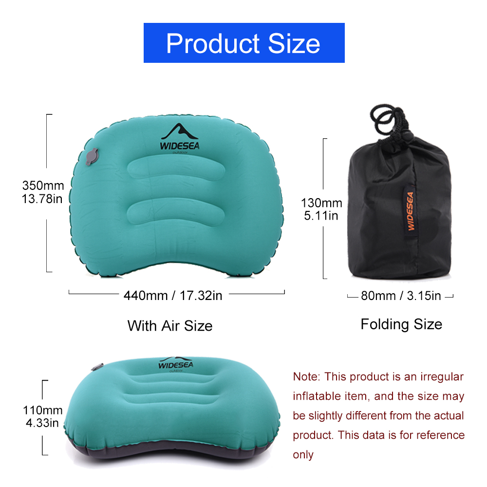 Widesea แบบพกพา Inflatable หมอ - Outdoor Furniture Pillows บทวิจารณ์และราคา