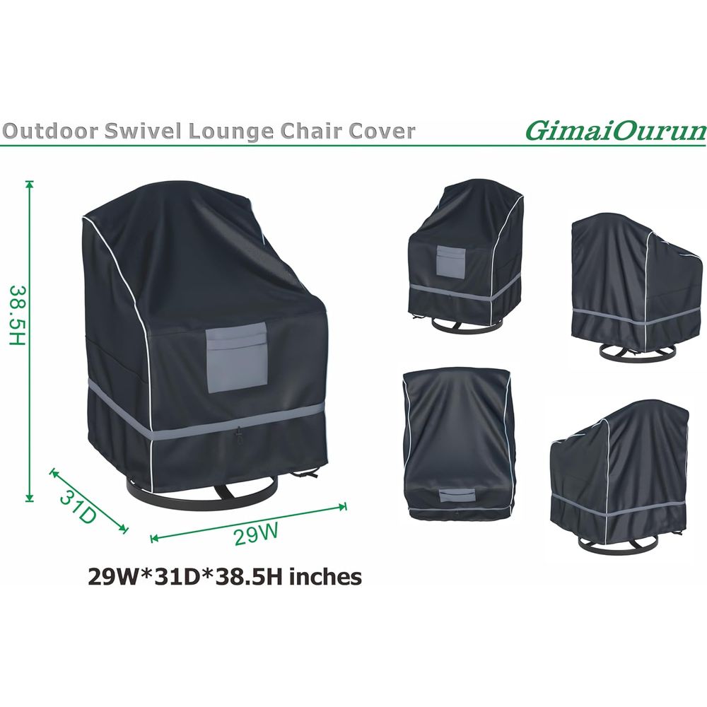 ผ้าคลุมเก้าอี้โยกกลางแจ้งแบบหม - Outdoor Furniture Covers Waterproof บทวิจารณ์และราคา
