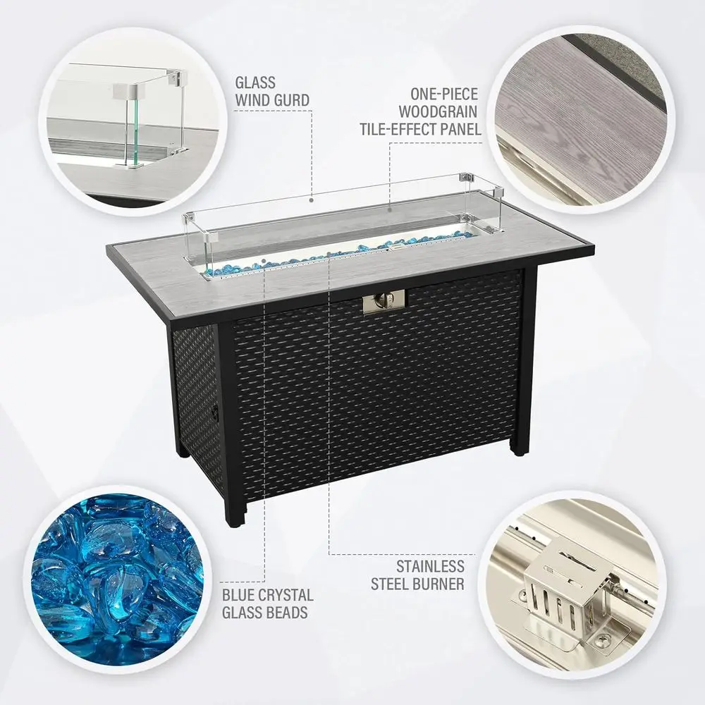 ชุดเฟอร์นิเจอร์ลานกลางแจ้ง 45  - Outdoor Furniture Fire Table บทวิจารณ์และราคา