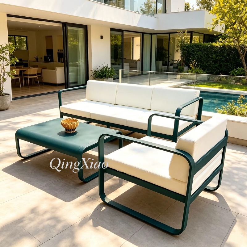 ชุดโซฟากลางแจ้งอลูมิเนียมอัลลอ - Outdoor Furniture Sofa บทวิจารณ์และราคา