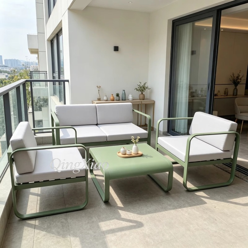 ชุดโซฟากลางแจ้งอลูมิเนียมอัลลอ - Outdoor Furniture Sofa บทวิจารณ์และราคา