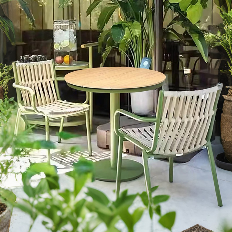 ชุดเฟอร์นิเจอร์สวนลานบ้านกลางแ - Outdoor Furniture Green บทวิจารณ์และราคา
