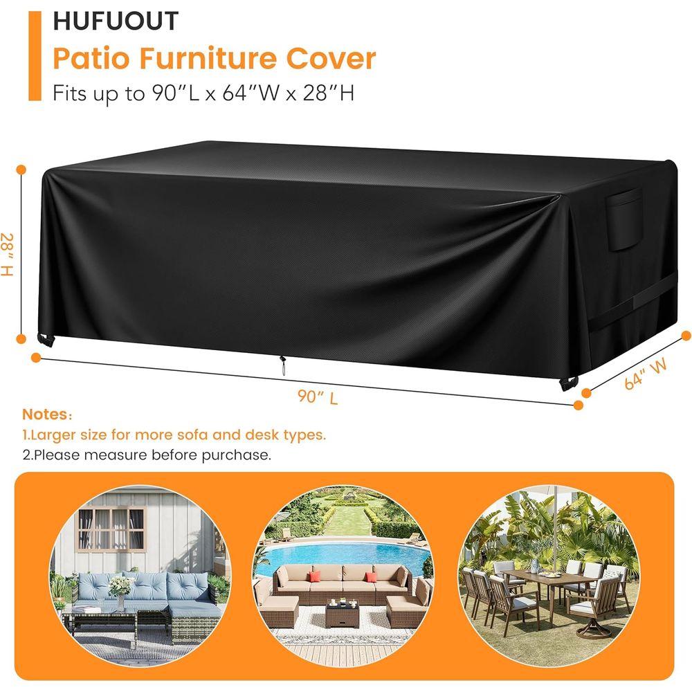 ผ้าคลุมเฟอร์นิเจอร์ลานบ้าน, ผ้ - Outdoor Furniture Covers Waterproof บทวิจารณ์และราคา