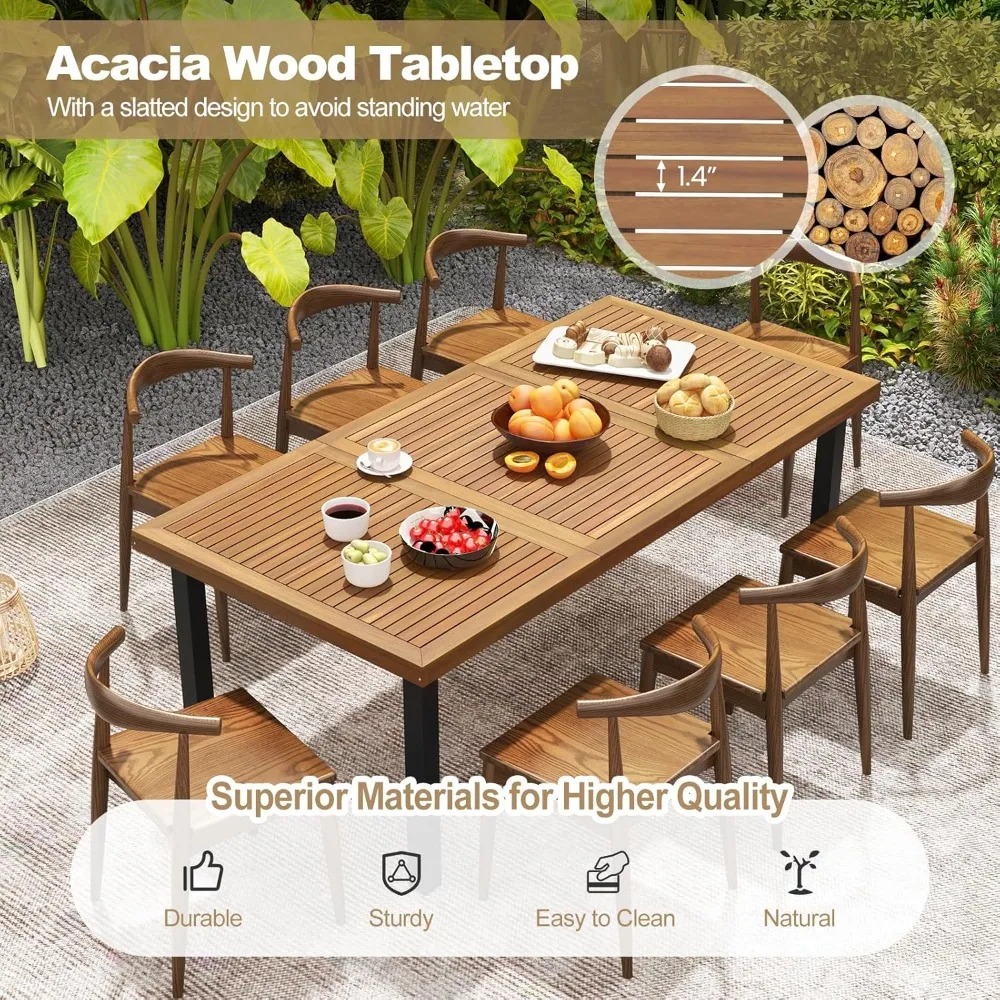 โต๊ะรับประทานอาหารไม้กระถินณรง - Outdoor Furniture Green บทวิจารณ์และราคา
