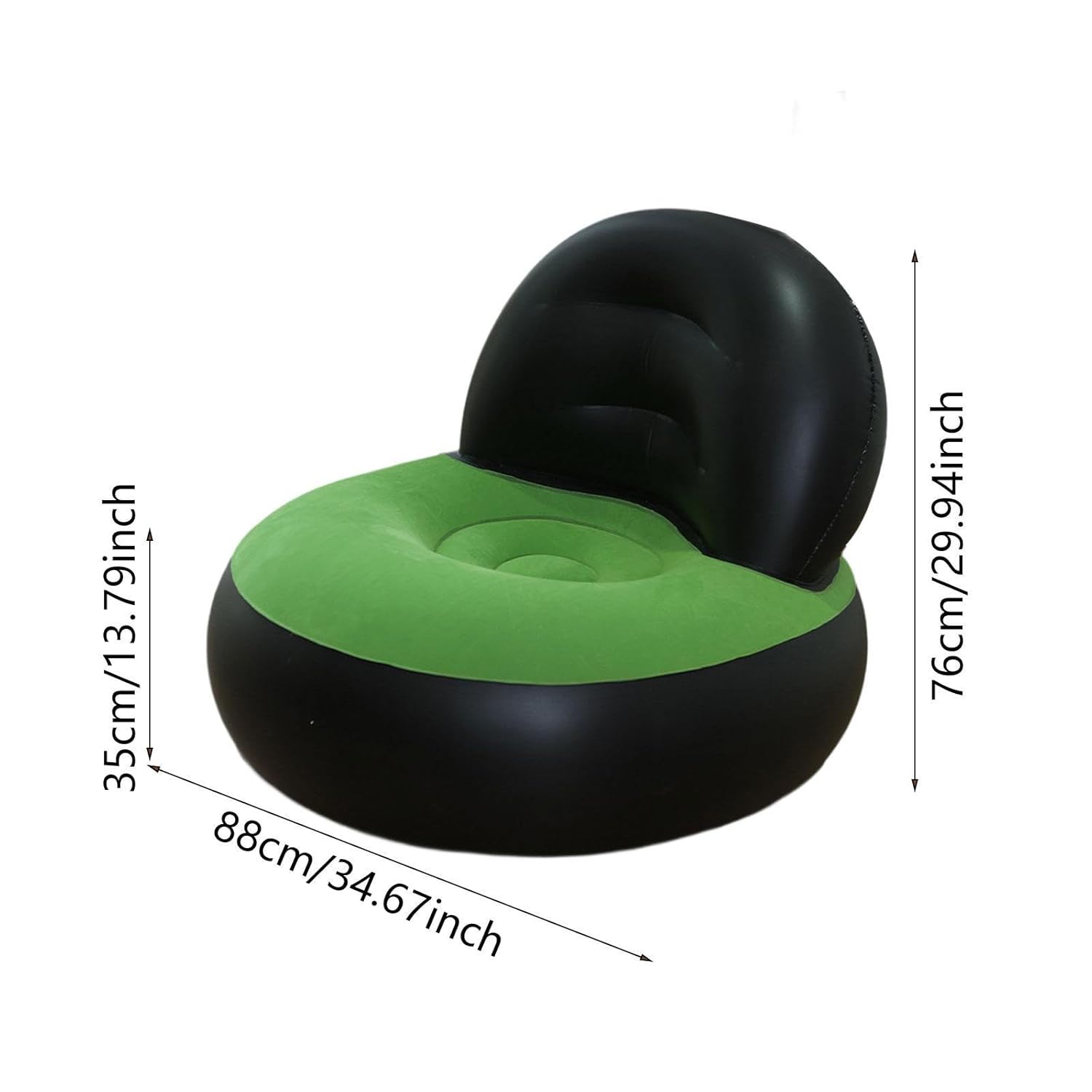 โซฟาเป่าลม PVC รูปตัว L สำหรับ - Outdoor Furniture Green บทวิจารณ์และราคา