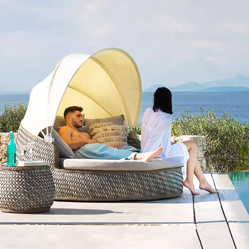 ชุดเฟอร์นิเจอร์สวนไม้สไตล์นอร์ - Rattan Lounge Set บทวิจารณ์และราคา