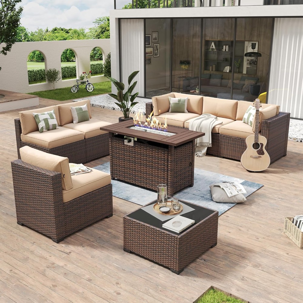 ชุดเฟอร์นิเจอร์ระเบียงกลางแจ้ง - Outdoor Furniture Fire Table บทวิจารณ์และราคา