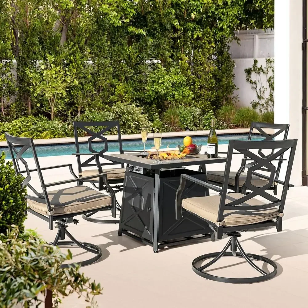 ชุดเฟอร์นิเจอร์ลานกลางแจ้ง 5 ช - Outdoor Furniture Fire Table บทวิจารณ์และราคา
