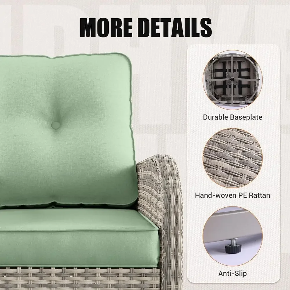 ชุดเฟอร์นิเจอร์ลานกลางแจ้ง: เก - Outdoor Furniture Green บทวิจารณ์และราคา