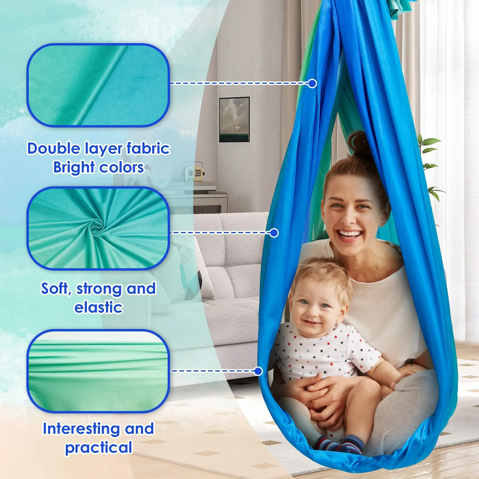 ชิงช้าสัมผัสสัมผัสอ่อนโยนสำหรั - Outdoor Furniture Kids บทวิจารณ์และราคา