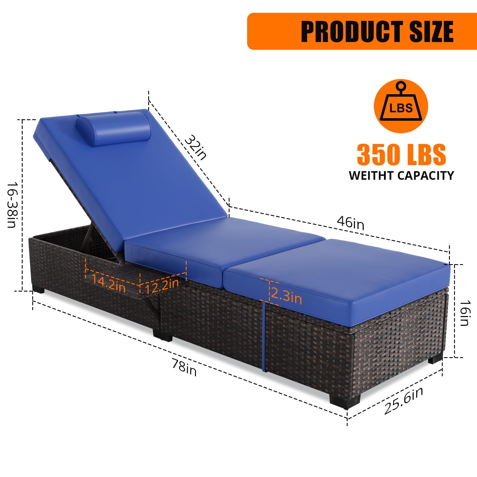 เก้าอี้อาบแดดกลางแจ้งแบบชุด 2  - Rattan Lounge Set บทวิจารณ์และราคา