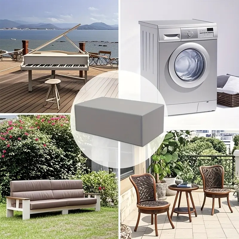 ผ้าคลุมป้องกันผ้าอ็อกซ์ฟอร์ดสี - Outdoor Furniture Sofa บทวิจารณ์และราคา